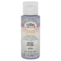 TESTORS 297520 Craft Paint, Glitter, Lavender Mist, 2 oz, Bottle