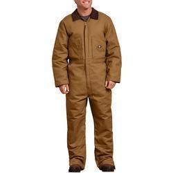 Dickies TV239BDXLR Insulated Coverall XL 46 to 48 in Chest Cotton Brown