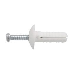 HILLMAN 41435 Anchor, 1/4 in Dia, 3/4 in L, Nylon