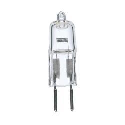 Satco S3421 Halogen Bulb, 50 W, GY6.35 Bi-Pin Lamp Base, T4 Lamp, Warm White