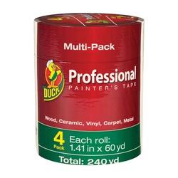 Duck Professional 1362492 Painter s Tape, 60 yd L, 1.41 in W, Beige