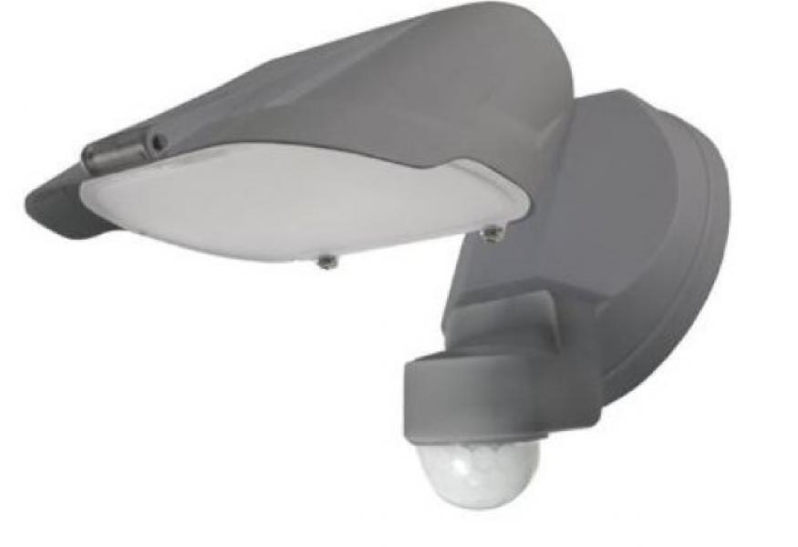 Motion Activated 5500 Lumen LED Security Light Gray
