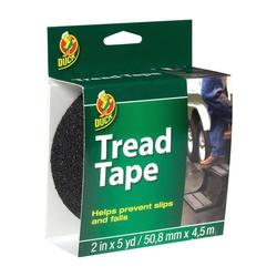 Duck 1027475 Tread Tape, 5 yd L, 2 in W, Black