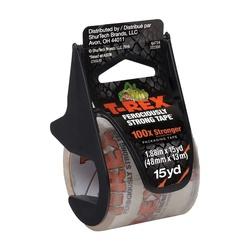 T-Rex 284990 Packaging Tape, 15 yd L, 1.88 in W, Clear