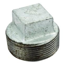 Southland 511-803BG Galvanized Pipe Plug, 1/2 in, MIP, Square Head,
