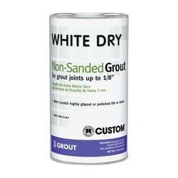 CUSTOM WDG1-6 Polymer-Modified Grout, Powder, Characteristic, White, 1 lb