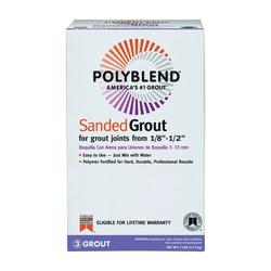 CUSTOM PBG097-4 Tile Grout, Powder, Characteristic, Natural Gray, 7 lb Box