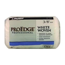 Linzer RC 101-4 Paint Roller Cover, 3/8 in Thick Nap, 4 in L, Woven Fabric