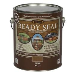 Ready Seal 115 Stain and Sealer, Pecan, 1 gal, Can