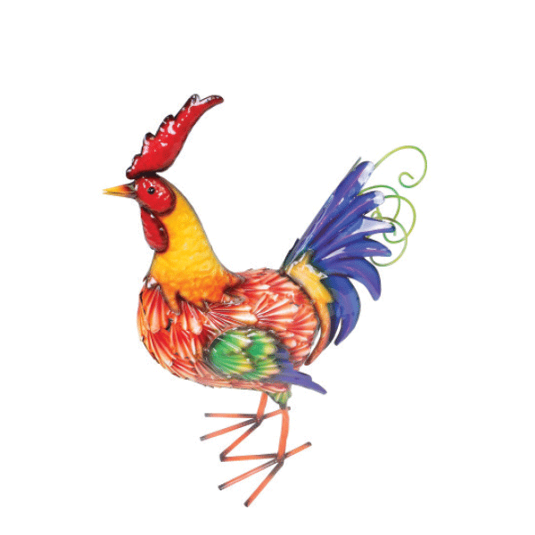 20 in Metal Rooster