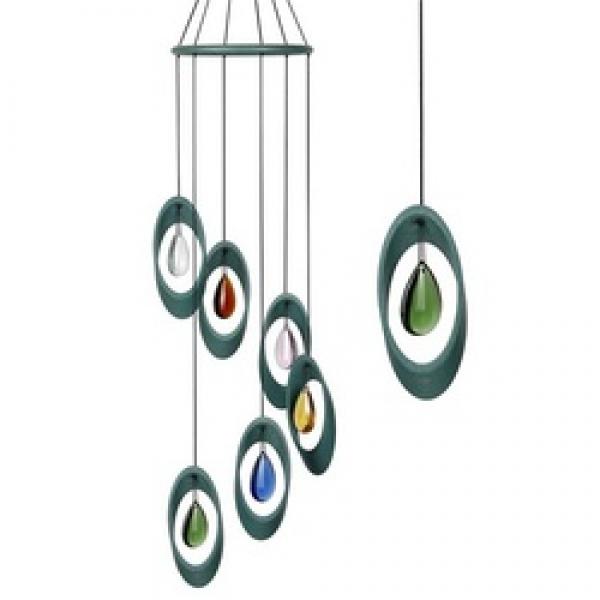 Woodstock Chimes CYBRO Wind Chime, Olive, Aluminum, Assorted, Hanging