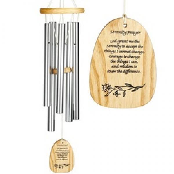 Woodstock Chimes Reflections WRSP Wind Chime, Serenity Prayer,
