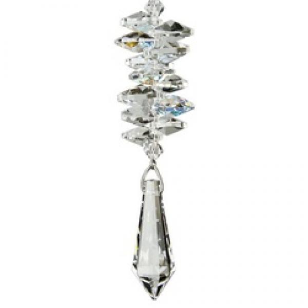 Woodstock Chimes CCII Crystal Ice Cascade, 10 in L, Icicle, Austrian