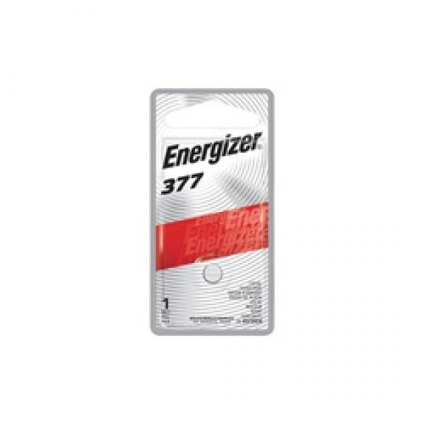 Energizer 377BP Coin Battery, 1.55 V Battery, 26 mAh, Silver Oxide