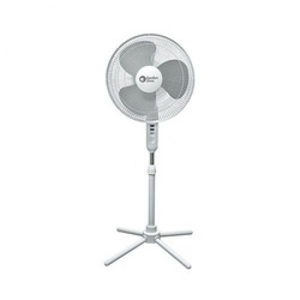 16 in 3-Speed Oscillating Pedestal Fan w/ Quad Pod Folding Base