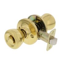 Privacy Lockset Tulip Polished Brass