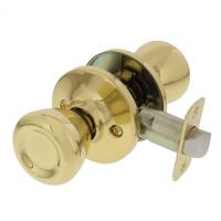 Passage Lockset Tulip Polished Brass