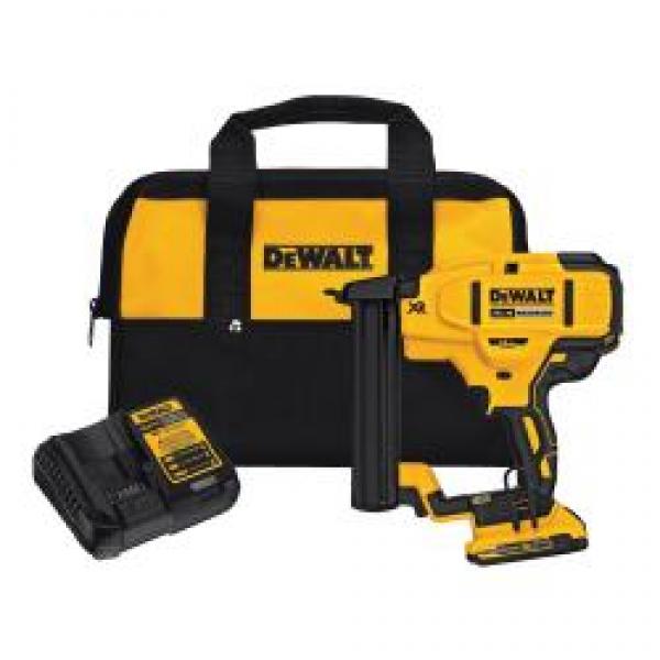 DeWALT DCN681D1 Stapler Kit, Battery Included, 20 V, 2 Ah, 1/4 in W Crown,