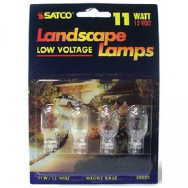 Satco S4553 Incandescent Bulb, 11 W, T5 Lamp, 1000 hr Average Life