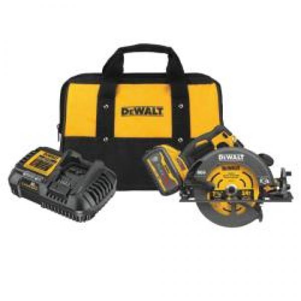 DeWALT DCS578X1 Brushless Circular Saw with Brake Kit, Battery Included, 60