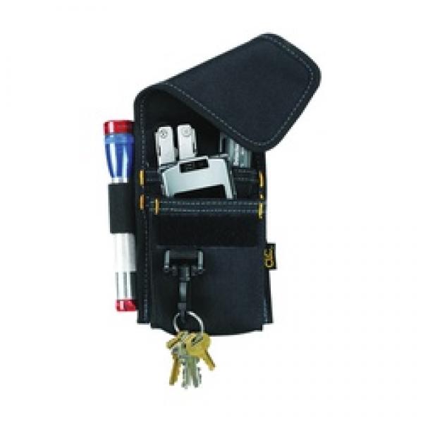 CLC Tool Works 1104 Multi-Purpose Tool Holder, 4 -Pocket, Polyester, Black,