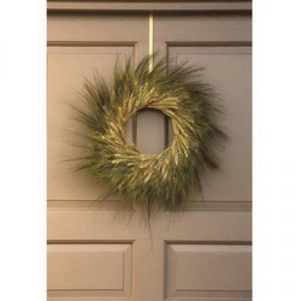 NOVELTY 12164 Wreath Hanger with Tag, Brass