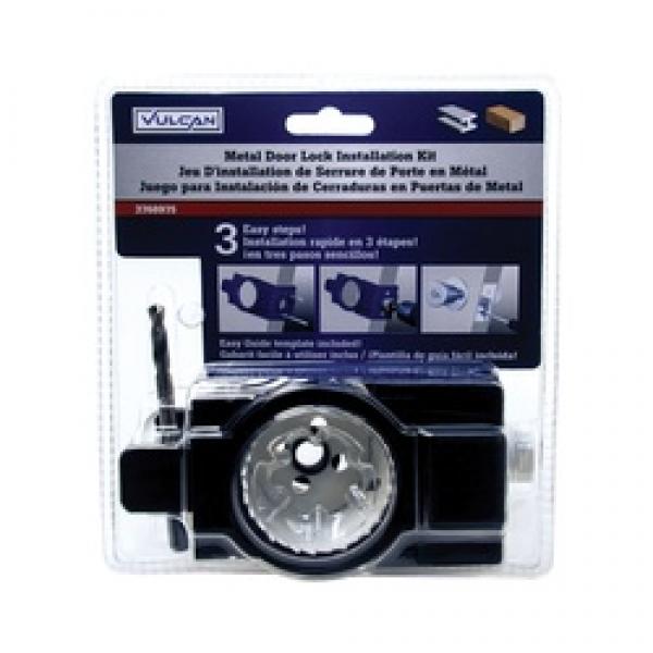 Vulcan 300691OR Lock Install Kit w/EZ Guide Template, Alloy Steel