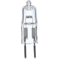 Satco S3469 Halogen Bulb, 35 W, GY6.35 Bi-Pin Lamp Base, T4 Lamp, Warm White
