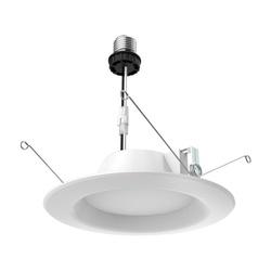 Satco S9313 Retrofit Downlight, 9 W, 120 V, LED Lamp, Soft White, Frosted