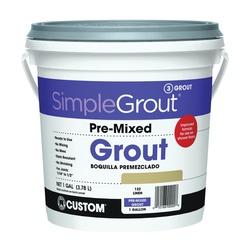 CUSTOM PMG1221-2 Tile Grout, Paste, Characteristic, Linen, 1 gal Pail