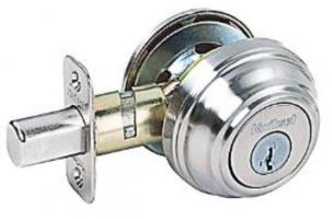 Deadbolt Single Cylinder Satin Nickel