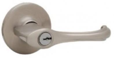 Entry Reversible Lever Satin Nickel