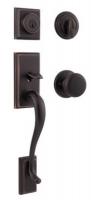 Entry Handle set Venetian Bronze