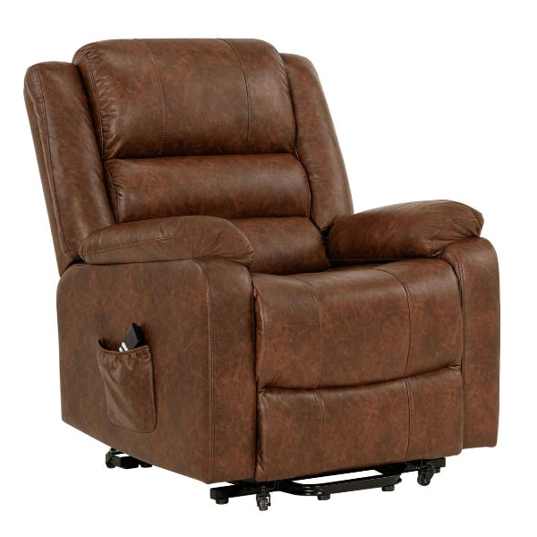 Buxton Cognac Lift Chair