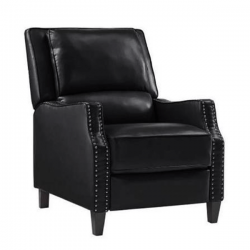 Caspian Pushback Recliner-Black