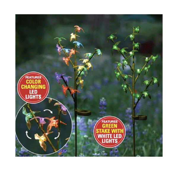 Solar Branch with 20 Flowers LED Stake