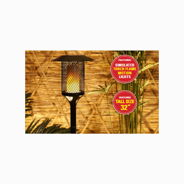 Solar Torch Pathway Stake