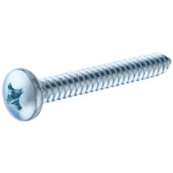 HILLMAN 5454 Screw, #8 Thread, 1 in L, Pan Head, Phillips Drive, Zinc-Plated