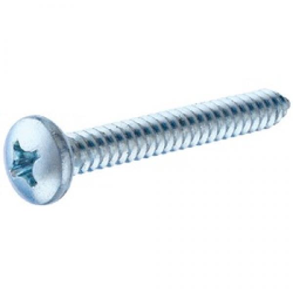 HILLMAN 5531 Screw, #14 Thread, 1-1/2 in L, Pan Head, Phillips Drive, Sharp