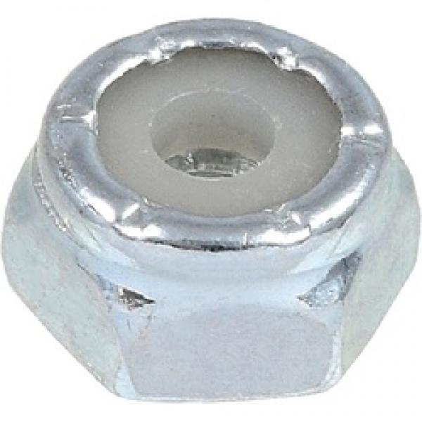 HILLMAN 6280 Stop Nut, Nylon Insert, Coarse Thread, Zinc-Plated
