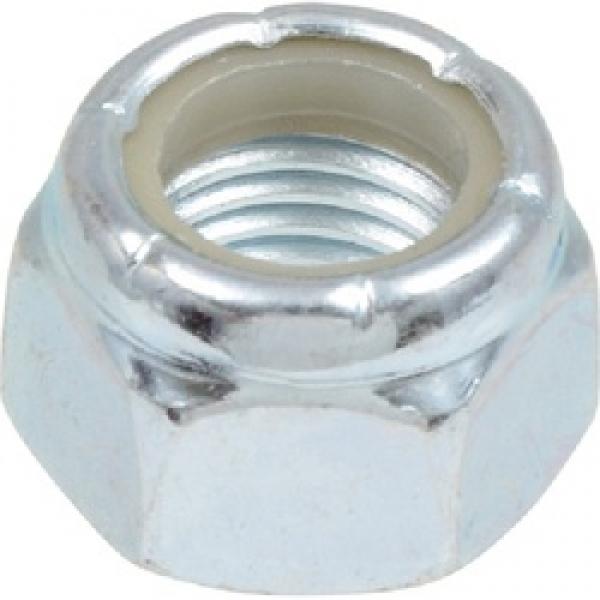 HILLMAN 6283 Stop Nut, Nylon Insert, Coarse Thread, Zinc-Plated