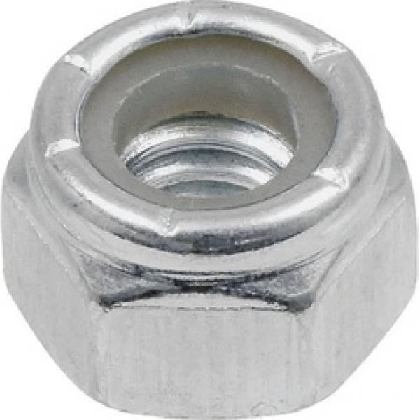 HILLMAN 6292 Stop Nut, Nylon Insert, Coarse Thread, Zinc-Plated