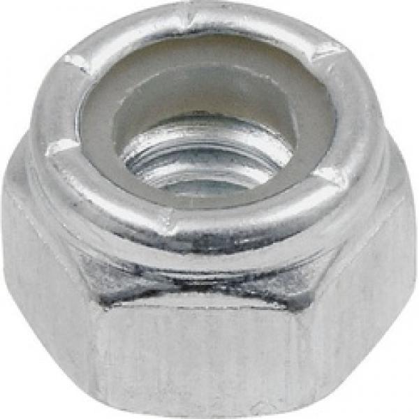 HILLMAN 6301 Stop Nut, Nylon Insert, Coarse Thread, Zinc-Plated