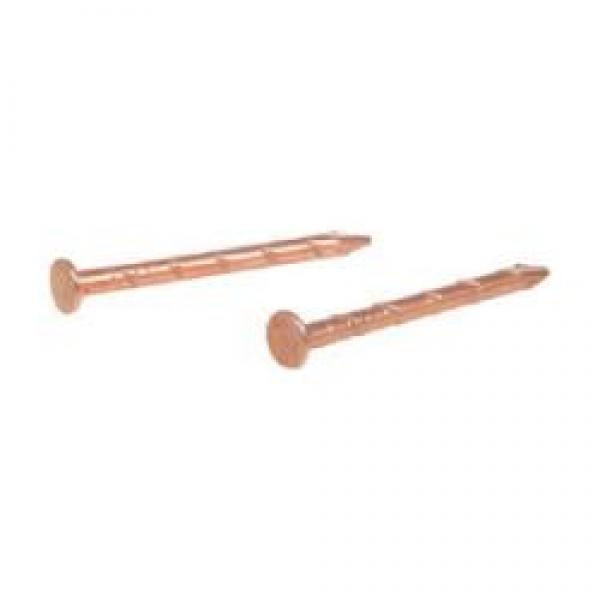 HILLMAN 532428 Weather Strip Nail, 17d, 3/4 in L, Steel, Copper, Flat Head,