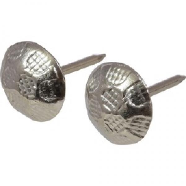 HILLMAN 532458 Furniture Nail, Metal, Nickel-Plated, Hammered Head, Sharp