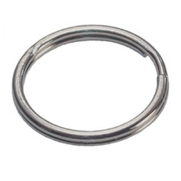 HILLMAN 701286 Key Ring, Split Ring, 1 in Ring, Nickel-Plated