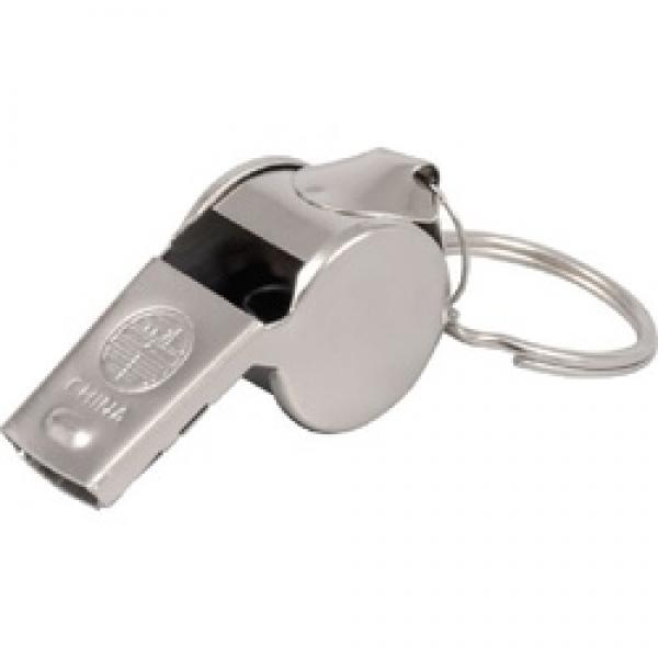 HILLMAN 701316 Whistle Key Ring, 1 in Ring, Stainless Steel Case,