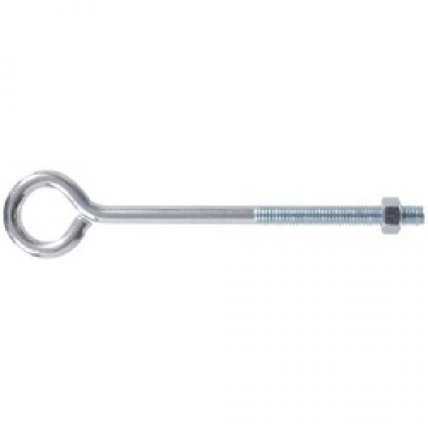 Hardware Essentials 320750 Eye Bolt with Nut, 1/2-13 Thread, Steel,
