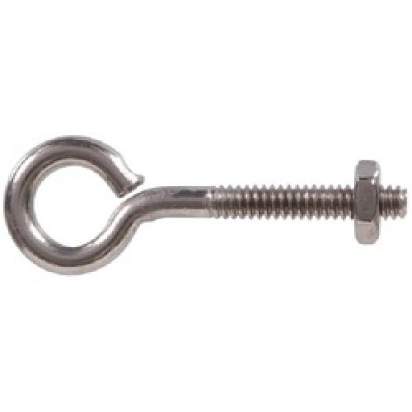 Hardware Essentials 320754 Eye Bolt with Nut, 5/8-11 Thread, Steel,