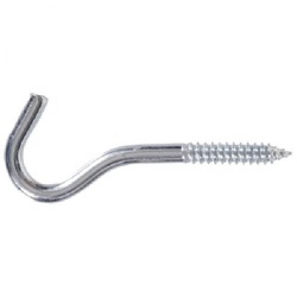 Hardware Essentials 321806 Screw Hook, 4-1/2 in L, Zinc-Plated